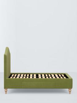 John Lewis Alice 2 Drawer Upholstered Bed Frame, King Size - view 2, Deep Velvet Olive