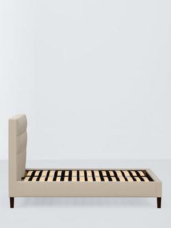 John Lewis Ingrid Upholstered Bed Frame, Super King Size - view 2, Brushed Tweed Beige