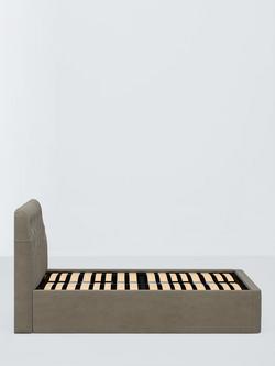 John Lewis Beatrix Ottoman Storage Upholstered Bed Frame, King Size - view 2, Matte Velvet Mink