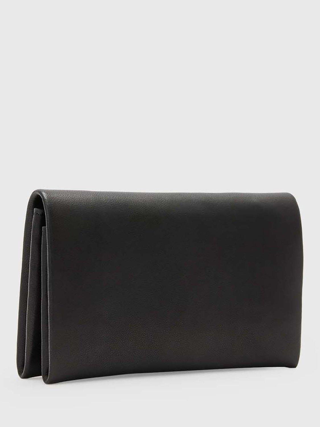 Product image 3 of 5, which shows AllSaints Harluna Leather Wallet, Black