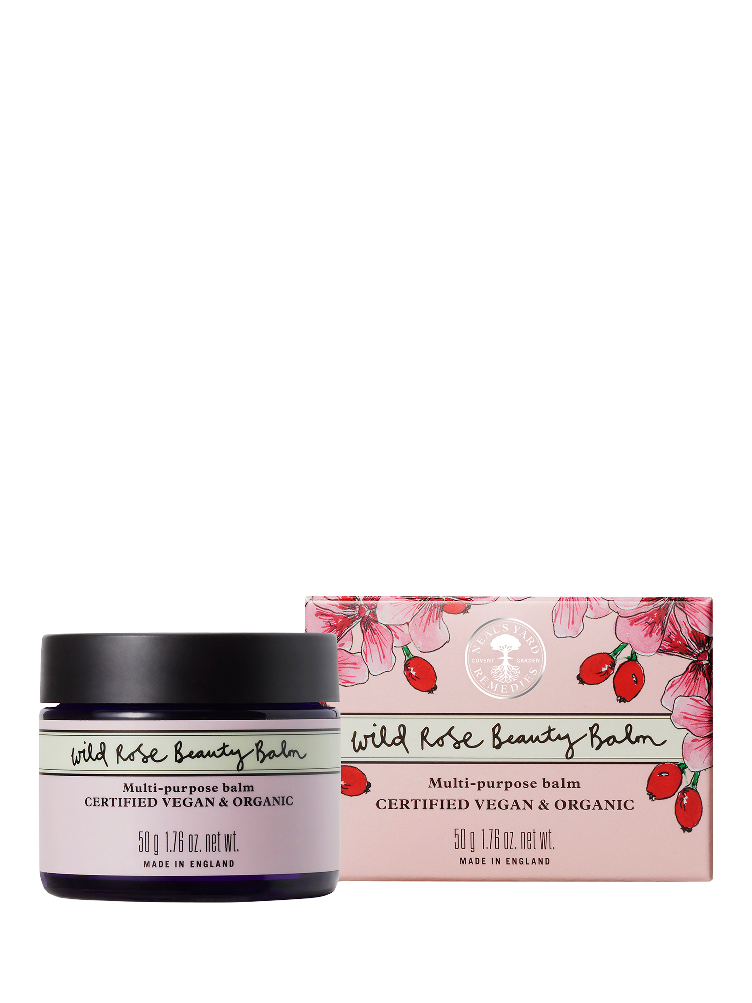 Product image 3 of 5, which shows Neal's Yard Remedies Wild Rose Beauty Balm Vegan, 50g