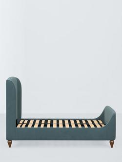 John Lewis Cocoon Upholstered Bed Frame, Super King Size - view 2, Deep Velvet Petrol