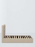 John Lewis Arlo Ottoman Storage Upholstered Bed Frame, Super King Size, Brushed Tweed Beige