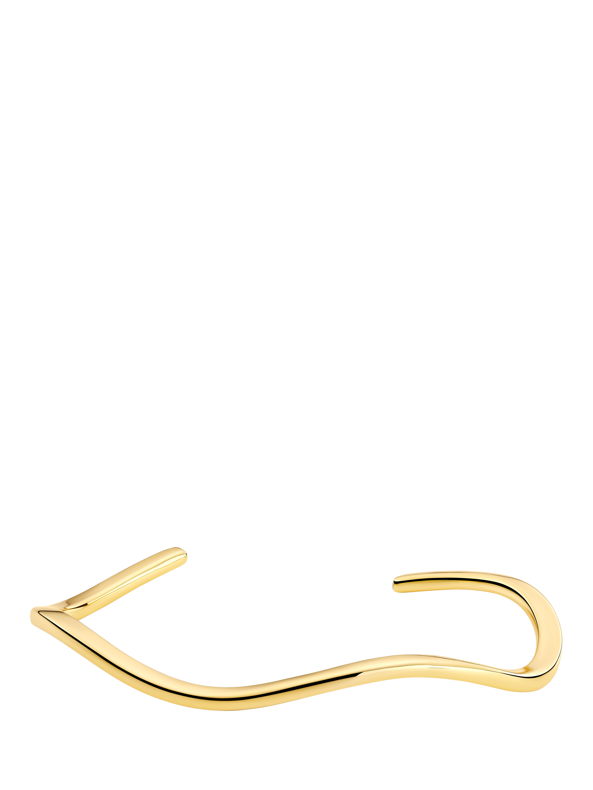 Product image 1 of 3, which shows Sif Jakobs Jewellery Ellera Waves Bracelet, Gold