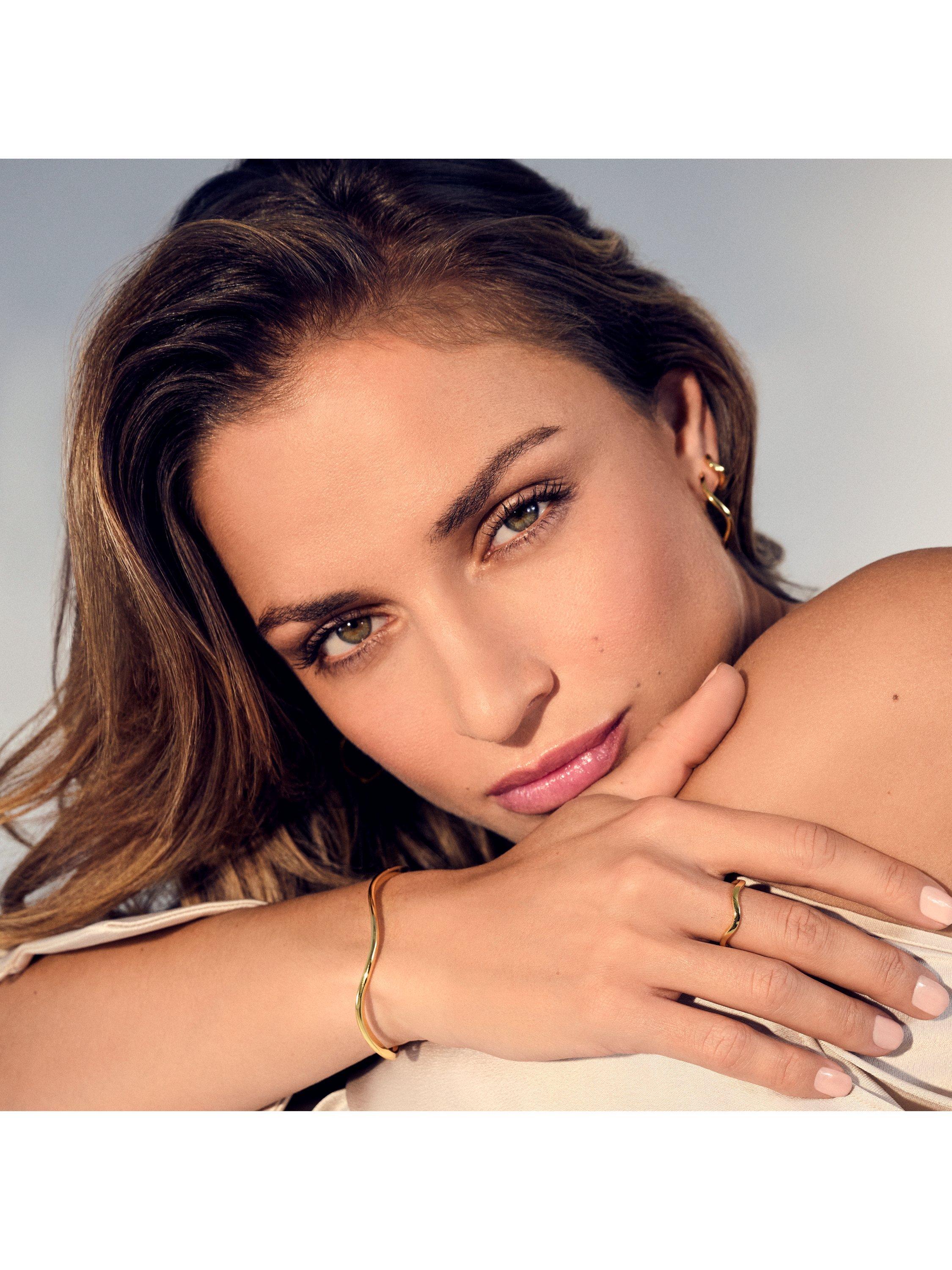 Product image 2 of 3, which shows Sif Jakobs Jewellery Ellera Waves Bracelet, Gold