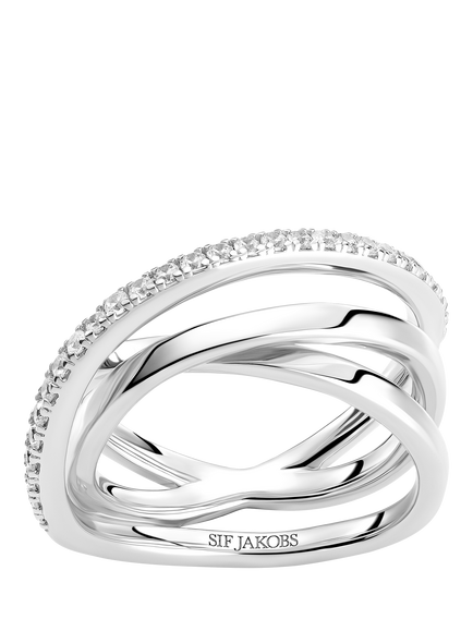 Sif Jakobs Jewellery Spirale Ring, Silver, Silver