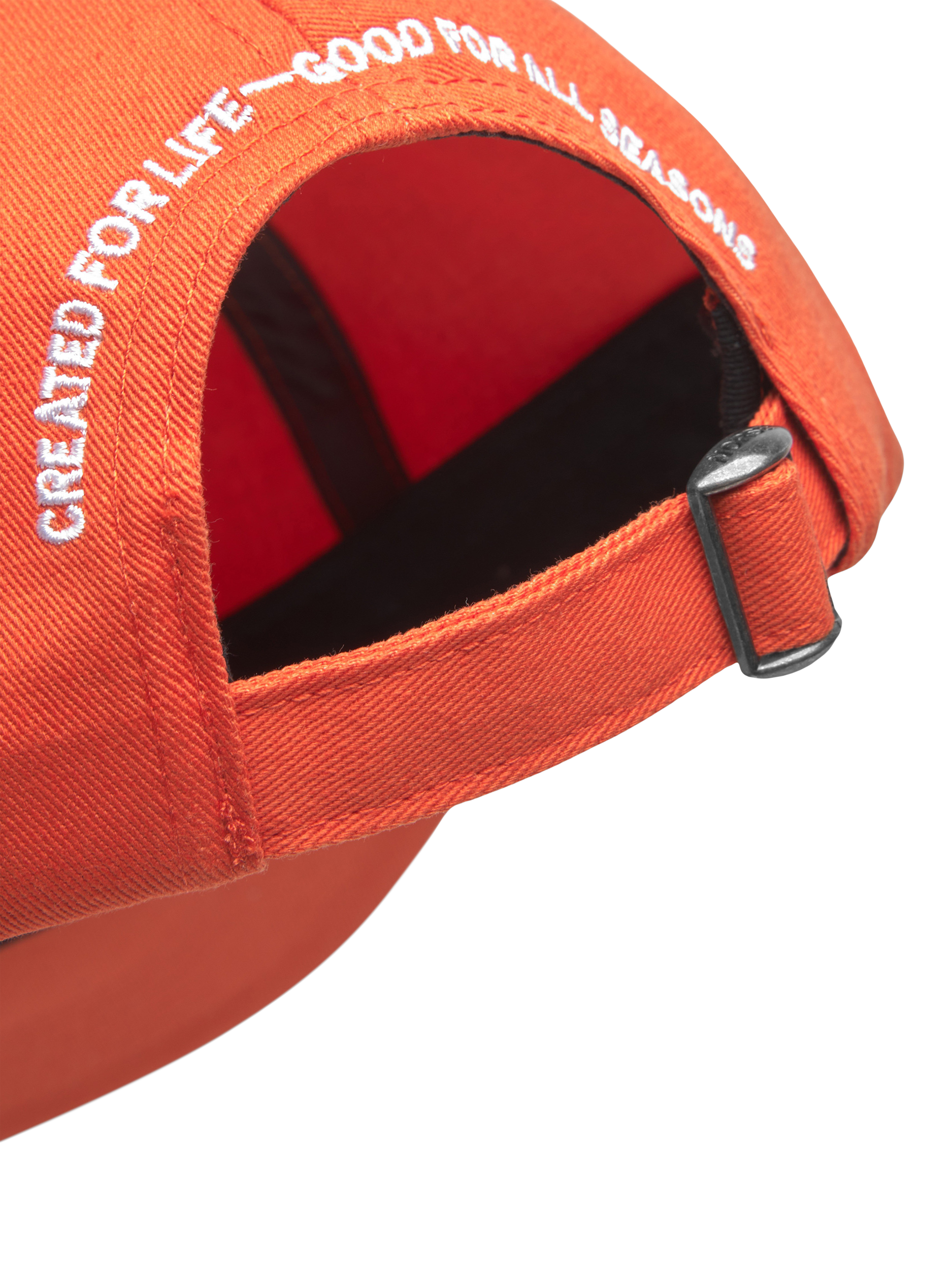 Product image 3 of 3, which shows Norse Projects Organic Cotton Twill Six-Panel Sports Cap, Blood Orange