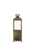 nkuku Asharu Lantern Candle Holder, Metallic, Small