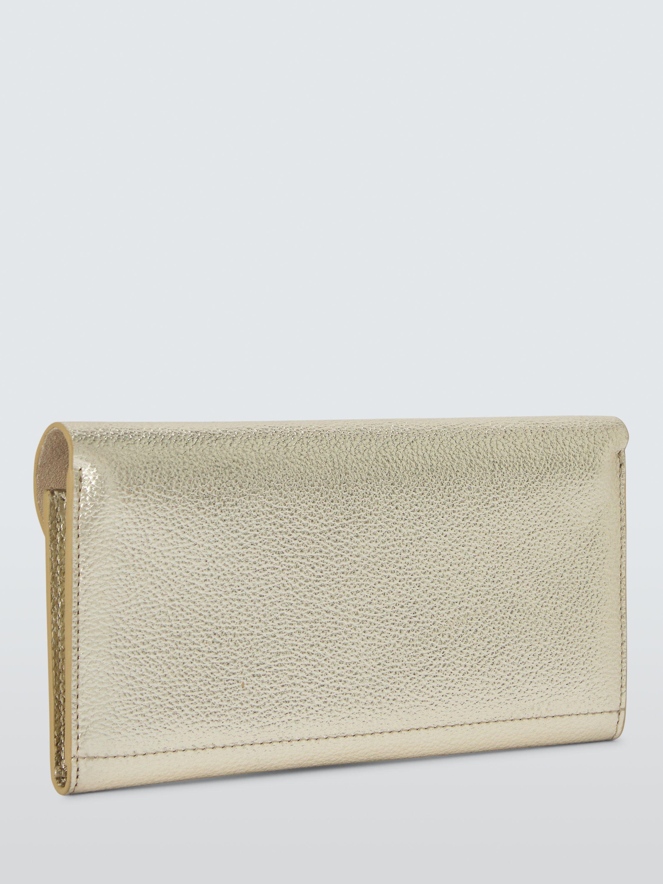 Product image 3 of 4, which shows John Lewis Ara Leather Purse, Gold