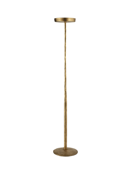nkuku Sundra Candle Stand, Large, Antique Brass, Antique Brass