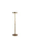 nkuku Sundra Candle Stand, Small, Antique Brass