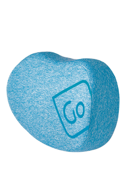 Go Travel Water Resistant Memory Foam Pillow, Blue, Blue