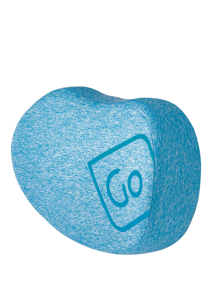 Go Travel Water Resistant Memory Foam Pillow, Blue, Blue