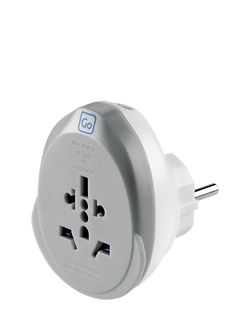 Go Travel Worldwide to EU 25W USB-C Fast Charge Plug Adaptor, White