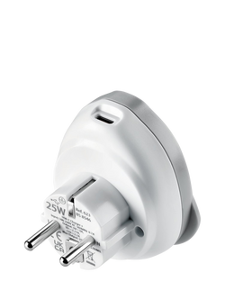 Go Travel Worldwide to EU 25W USB-C Fast Charge Plug Adaptor - view 2, White