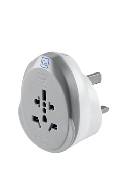 Go Travel Worldwide to UK 25W USB-C Fast Charge Plug Adaptor, White