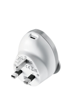 Go Travel Worldwide to UK 25W USB-C Fast Charge Plug Adaptor - view 2, White