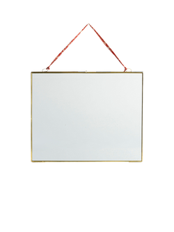 nkuku Kiko Landscape Photo Frame, Antique Brass, Antique Brass