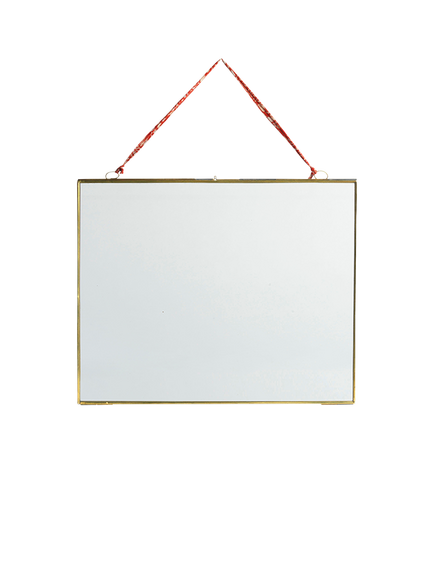 nkuku Kiko Landscape Photo Frame, Antique Brass, Antique Brass
