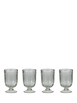 nkuku Sigiri Small Wine Glass, Set of 4, 190ml, Clear, Clear