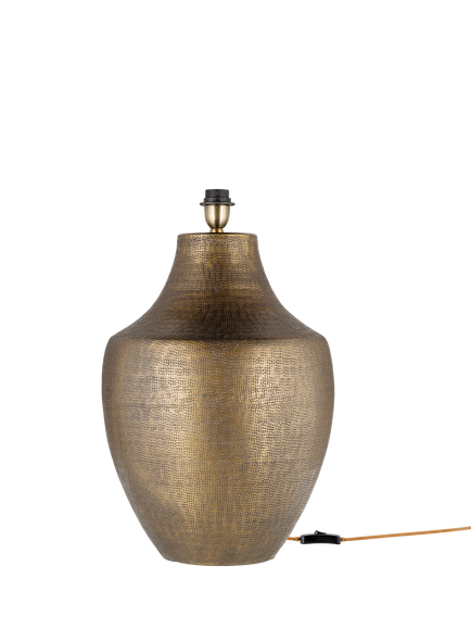 nkuku Tanda XL Table Lamp, Antique Brass, Antique Brass