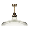 nkuku Zowie Ceiling Lamp, Antique Brass