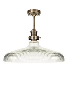 nkuku Zowie Ceiling Lamp, Antique Brass