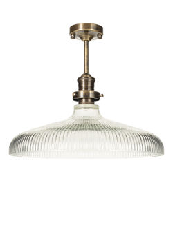 nkuku Zowie Ceiling Lamp, Antique Brass, Antique Brass