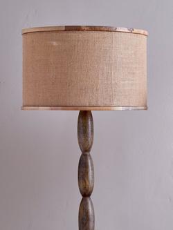 nkuku Darat Jute & Mango Wood Lampshade, 35cm, Natural - view 2, Natural