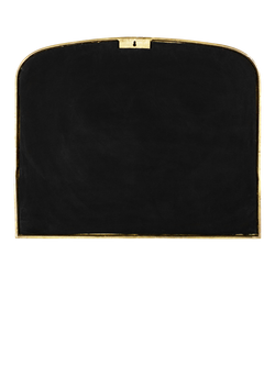 nkuku Almora Arched Metal Frame Wall Mirror, 65 x 80cm, Antique Brass - view 2, Antique Brass