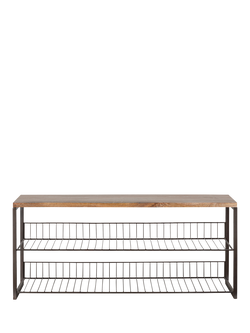 nkuku Kiyoma Low Shelving Unit, Natural, Natural