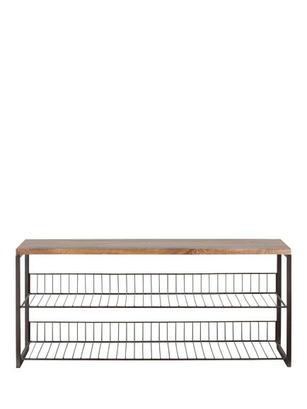 nkuku Kiyoma Low Shelving Unit, Natural, Natural