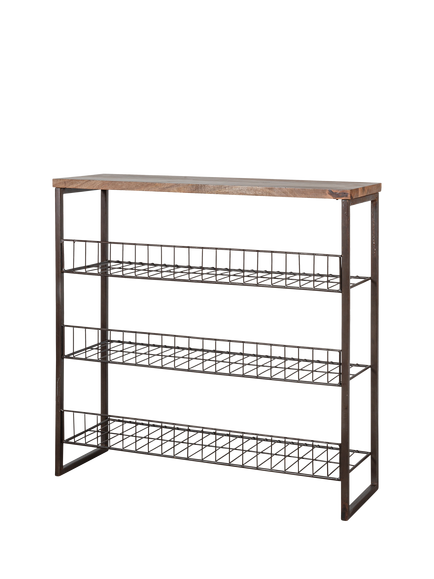 nkuku Kiyoma Tall Shelving Unit, Natural - view 2, Natural