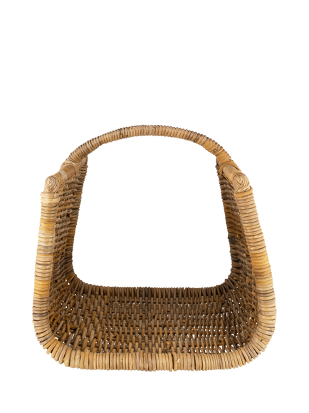 nkuku Sadra Log Basket, Natural, Natural