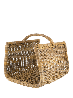 nkuku Sadra Log Basket, Natural - view 2, Natural