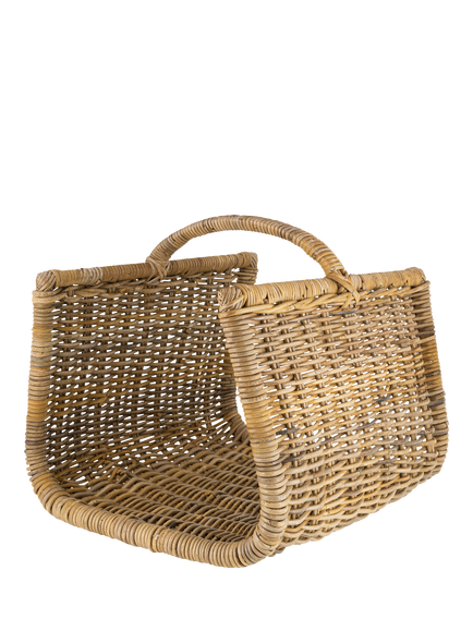 nkuku Sadra Log Basket, Natural - view 2, Natural