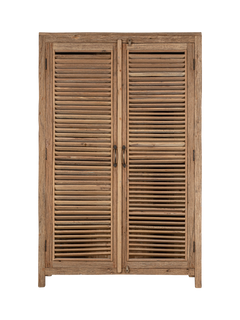 nkuku Ibo Slatted Cabinet, Large, Natural