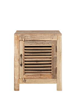 nkuku Ibo Slatted Cabinet, Small, Natural, Natural