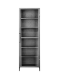 nkuku Takua Display Cabinet, Dark Grey