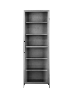 nkuku Takua Display Cabinet, Dark Grey