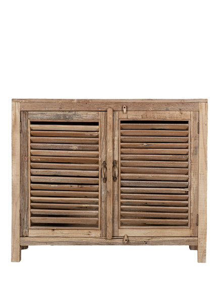 nkuku Ibo Slatted Sideboard, Natural, Natural