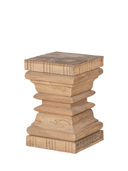 nkuku Disha Side Table, Natural - view 2, Natural