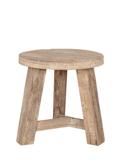 nkuku Ibo Round Side Table, Natural, Natural