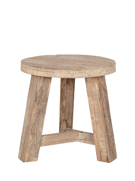 nkuku Ibo Round Side Table, Natural, Natural