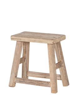 nkuku Ibo Low Stool, Natural - view 2, Natural