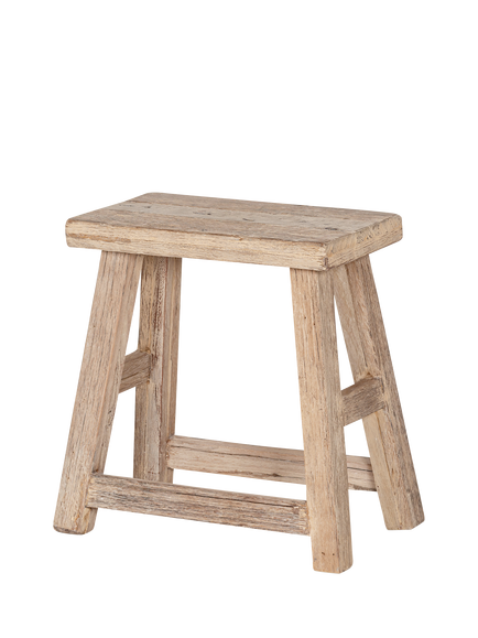 nkuku Ibo Low Stool, Natural - view 2, Natural