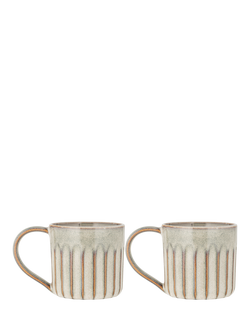 nkuku Moda Mug, Set of 2, 300ml, Natural, Natural