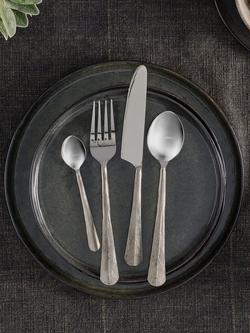 nkuku Osko Stainless Steel Cutlery Set, 16 Piece/4 Place Settings, Silver - view 2, Silver