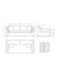 John Lewis Bude Grand 4 Seater Sofa, Ocean Linen