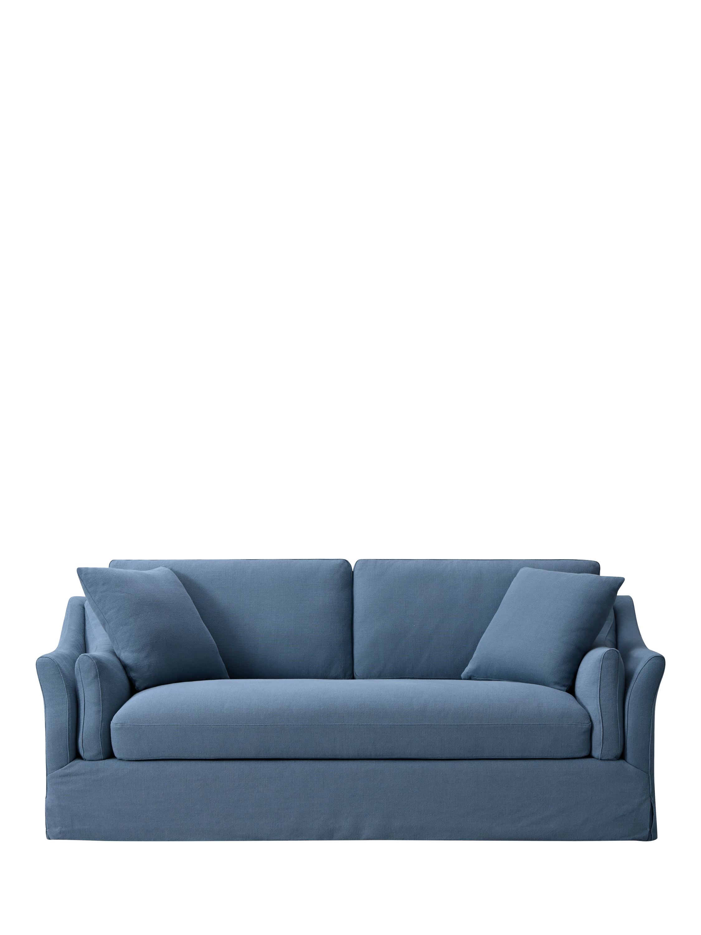 Bude Range, John Lewis Bude Large 3 Seater Sofa, Ocean Linen